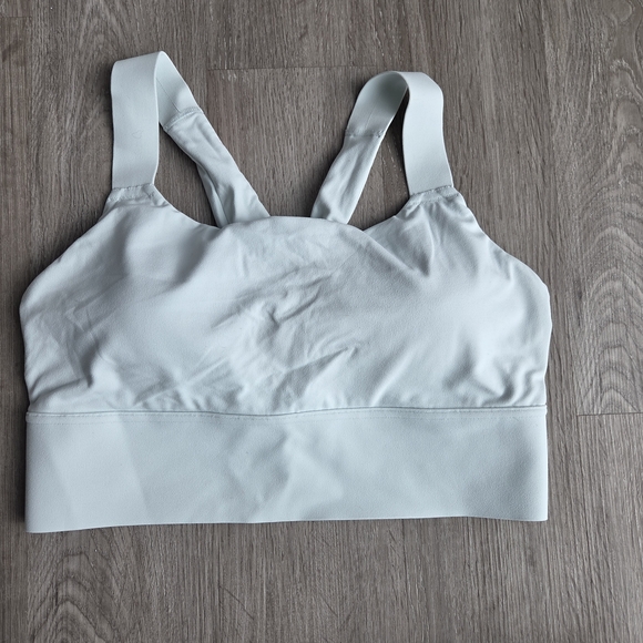 Athleta Warrior Longline Twist Back Mint Green Sports Bra D-DD - Picture 2 of 5